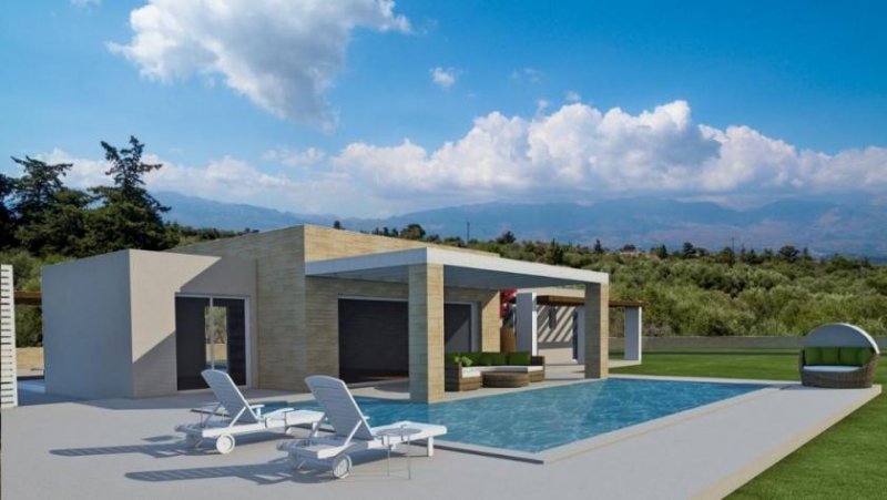 Kefalas Kreta, Kefalas: NEUBAU! Gemütliche Villa unter den Olivenbäumen zu verkaufen Haus kaufen